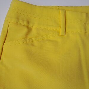 New York & Company Women's Plus size cropped yellow pants size 16 NWT